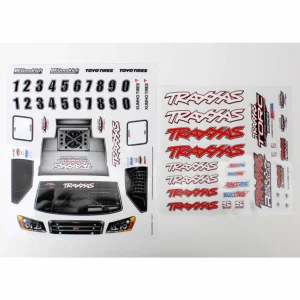 Traxxas Decal sheets 1:16 Slash 4WD team truck