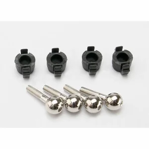 Traxxas Pivot balls (4)/ pivot ball caps (4)