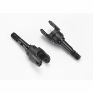 Traxxas Stub axle steel (2)/ yokes (2) (assembled)