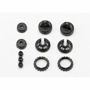 Traxxas Caps and spring retainers GTR Shock (upper cap (2)/ hollow balls (4)/ bottom cap (2)/ upper retainer (2)/ lower retainer (2)