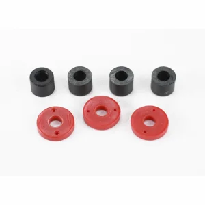 Traxxas Piston damper (2x0.5mm hole red) (4)/ travel limiters (4)