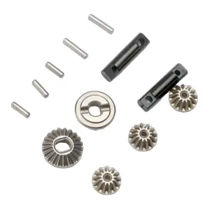 Traxxas Gear set differential (output gears (2)/ spider gears (3)/ differential output shafts (2)/ 1.5x6mm pin (3)/ 1.5x8mm pin (2)