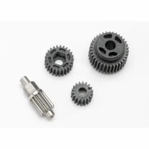 Traxxas Gear set transmission (includes 18T 25T input gears 13T idler gear (steel) 35T output gear M3x13.75 screw pin)