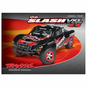 Traxxas Owners manual 1:16 Slash 4WD VXL (model 7009)