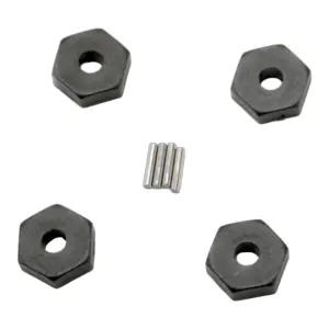 Traxxas Wheel hubs hex (4)/ axle pins (1.5x8mm) (4)