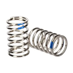Traxxas Spring Shock (nickel finish) (GTR) (2.925 rate blue) (1 pair)