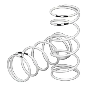 Traxxas Spring Shock white (GTR long) (0.767 rate black) (1 pair)