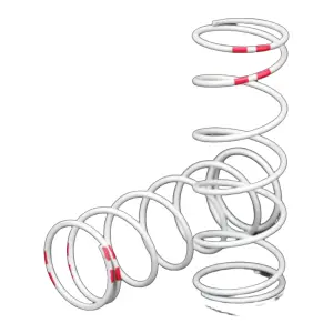 Traxxas Spring Shock white (GTR xx-long) (0.884 rate pink) (1 pair)