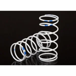 Traxxas Spring Shock white (GTR long) (0.892 rate blue) (1 pair)