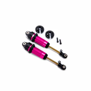 Traxxas Shocks, GTR xx-long pink-anodised, PTFE-coated bodies with TiN shafts (fully assembled, without springs) (2)