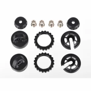 Traxxas Caps and spring retainers GTR long/xx-long Shock (upper cap (2)/ hollow balls (4)/ bottom cap (2)/ upper retainer (2)/ lower retainer (2)