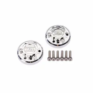 Traxxas X-Truck Chrome Centre Caps (2)