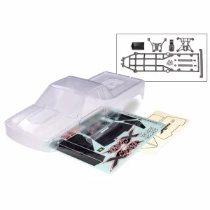 Traxxas Heavy Duty X-Monster Chevrolet GMT400 CK Clear Body