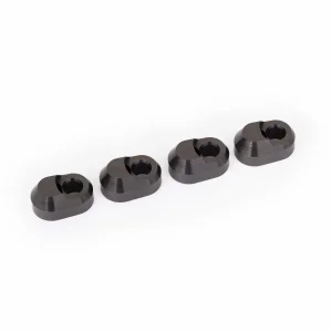 Traxxas Suspension pin retainer, 6061-T6 aluminium (gray-anodised) (4)