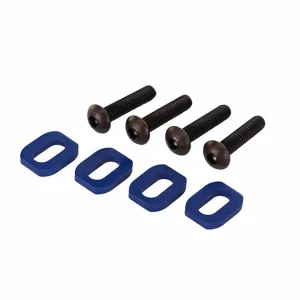 Traxxas X-MAXX Washers motor mount Aluminium (blue-anodized) (4)/ 4x18mm BCS (4)