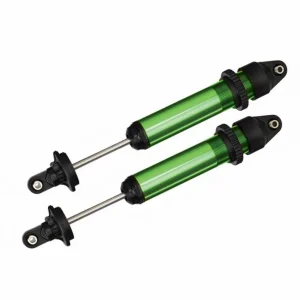 Traxxas X-MAXX Shocks GTX Aluminium green-anodized (fully assembled w/o springs) (2)