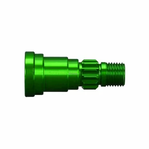 Traxxas X-MAXX Stub axle Aluminium (green-anodized) (1) (use only with 7750X driveshaft)