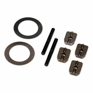 Traxxas X-MAXX Spider gear shaft (2)/ spacers (4)/16x23.5x.5 stainless washer (2) (for 7781X Aluminium differential carrier)