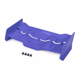 Traxxas Wing, blue/ 4x12mm FCS (4)