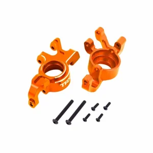 Traxxas Steering blocks, 6061-T6 aluminium (orange-anodised), left + right