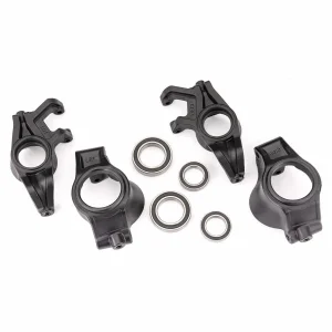 Traxxas Steering blocks, left + right/ caster blocks (c-hubs), left + right/ 20x32x7mm bearings (2)/ 15x24x5mm bearings (2)