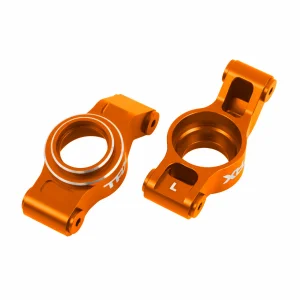 Traxxas Carriers, stub axle (orange-anodised 6061-T6 aluminium) (left + right)
