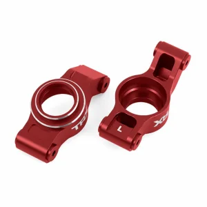 Traxxas Carriers, stub axle (red-anodised 6061-T6 aluminium) (left + right)