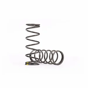 Traxxas Springs, Shock, medium (natural finish) (GTX) (5.543 rate, yellow stripe) (2)