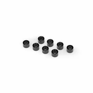 Traxxas Spacer, Shock cap, 6061-T6 aluminium (Black-anodised) (8)