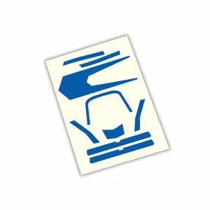 Traxxas Decals high visibility blue