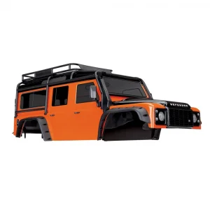 Traxxas Land Rover Defender Adventure Orange Pre Painted Bodyshell With ExoCage (325mm Wheelbase)