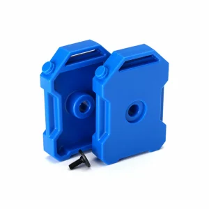 Traxxas Fuel canisters (blue) (2)/ 3x8 FCS (1)