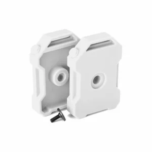 Traxxas Fuel canisters (white) (2)/ 3x8 FCS (1)