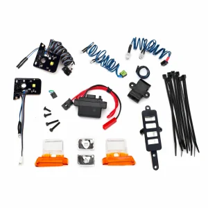 Traxxas LED light set, complete with power supply (contains headlights, tail lights, side marker lights, + distribution block) (fits 8010 or 9230 series bodies)