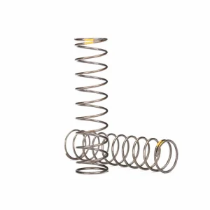 Traxxas Springs Shock (natural finish) (GTS) (0.22 rate yellow stripe) (2)