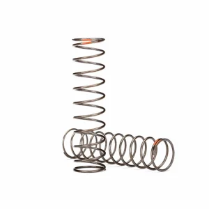 Traxxas Springs Shock (natural finish) (GTS) (0.39 rate orange stripe) (2)