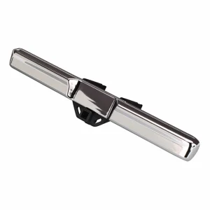 Traxxas Bumper rear (chrome)/ bumper mount/ 3x10 BCS (2)
