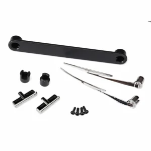 Traxxas Door handles left right/ windshield wipers left right/ retainers (3)/ 1.6x5 BCS (self-tapping) (4)