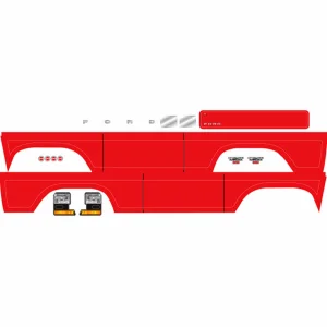 Traxxas Decal sheet Bronco red