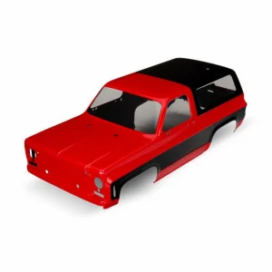 Traxxas Body Chevrolet Blazer (1979) (red) (requires grille side mirrors door handles windshield wipers decals)