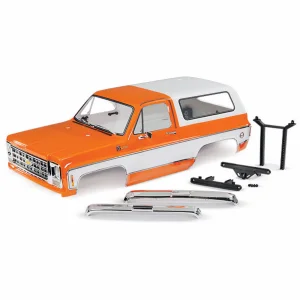 Traxxas Body, Chevrolet Blazer (1979), complete (orange) (includes grille, side mirrors, door handles, windshield wipers, front + rear bumpers, decals)