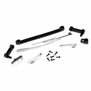 Traxxas Door handles left right rear tailgate/ windshield wipers left right/ retainers (2)/ 1.6x5 BCS (self-tapping) (7) (fits 8130 body)