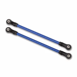 Traxxas Suspension links rear lower blue (2) (5x115mm powder coated steel) (assembled with hollow balls) (for use with 8140X TRX-4 Long Arm Lift Kit)
