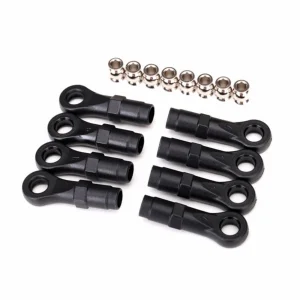 Traxxas Rod ends extended (standard (4) angled (4)/ hollow balls (8) (for use with TRX-4 Long Arm Lift Kit)