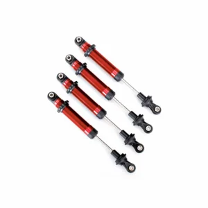 Traxxas Shocks GTS Aluminium (red-anodized) (assembled without springs) (4) (for use with 8140R TRX-4 Long Arm Lift Kit)