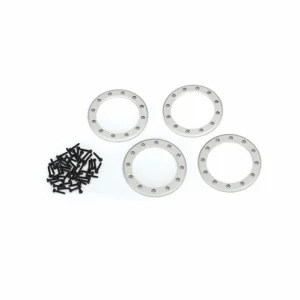 Traxxas Beadlock rings satin (2.2) (Aluminium)(4)/ 2x10 CS (48)