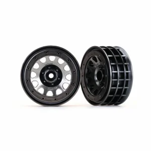 Traxxas Wheels Method 105 2.2 (black chrome beadlock) (beadlock rings sold separately) ** CLEARANCE **