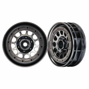 Traxxas Wheels Method 105 1.9 (black chrome beadlock) (beadlock rings sold separately)