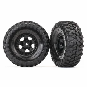 Traxxas Tires and wheels assembled glued (TRX-4 Sport wheels Canyon Trail 1.9 tires) (2)