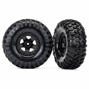 Traxxas Tires and wheels assembled glued (TRX-4 Sport wheels Canyon Trail 2.2 tires) (2)